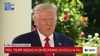 Trump discusses police killings, Confederate flags, China and schools