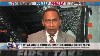 I love it!- Stephen A. on Ben Simmons playing power forward exclusivel