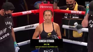 Seniesa Estrada KOs Miranda Adkins In a Few Seconds