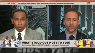 Stephen A. reacts to Lakers vs. Clippers- -I’m not comfortable with wh