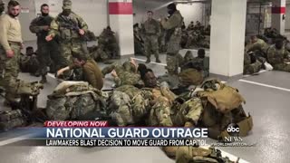 Outrage after National Guard troops unexpectedly forced out of the Cap