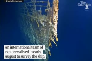 Undersea explorers reveal new images of the Titanic wreakage
