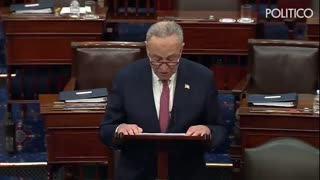 Schumer and McConnell deliver remarks after Trump