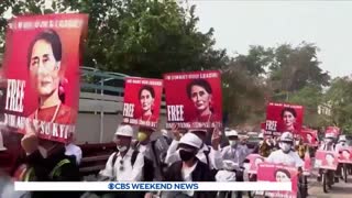 Myanmar Police Fire At Demonstrators, Killing Two