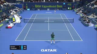 Roger Federer vs Dan Evans- Highlights Of Federer