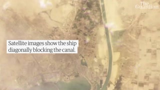 Suez Canal Blocked After Container Ship Runs Aground