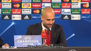 Pep Forgets Which Language He