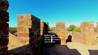 Medieval City and Castle Silves, Algarve, Portugal 360º VR Video