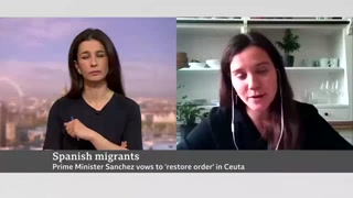 Migrants reach Spain