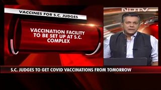  Covid Vaccination - Supreme Court Judges To Be Vaccinated From Tomorr