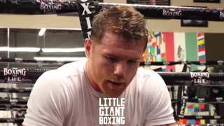 CANELO TO PLANT I CAN BREAK YOUR CHIN, DON