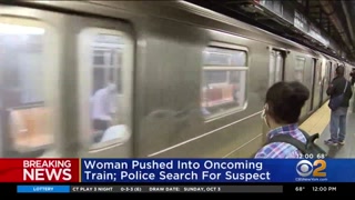 Woman Pushed Into Incoming Train At Times Square Station