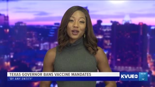 Texas Gov. Greg Abbott bans vaccine mandates 