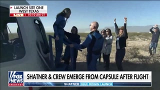 William Shatner, Blue Origin make an appearance from space capsule