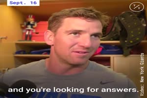 Eli Manning Asked- How Would You React to Being Benched?
