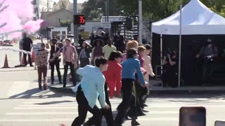 BTS Stops Traffic with James Corden to Perform Hit Dynamite