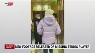 New footage released of missing Chinese tennis star Peng Shuai