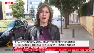  Lebanon-Saudi Arabia tension: Lebanese information minister resigns