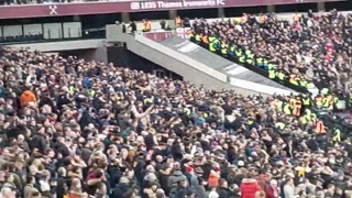 West Ham are massive - Crazy crowd scenes at the final whistle - West 