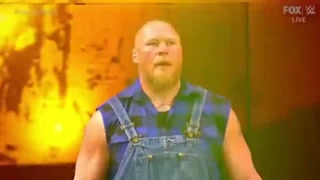 Brock Lesnar Saves Paul Heyman From Roman Reigns