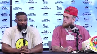 Jake Paul & Tyron Woodley SQUASH BEEF after Rematch Fight