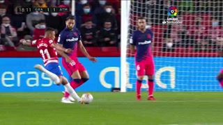 Resumen de Granada CF vs Atlético de Madrid (2-1)