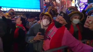 Times Square 2022 Ball Drop in New York City- full video