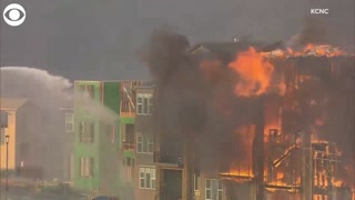 Colorado wildfire destroying hundreds of buildings, homes
