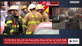 At least 13 people killed in Philadelphia rowhouse fire