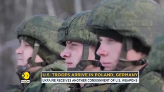 US troops arrive in Poland, Germany while Russian bombers fly over Bel