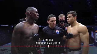 UFC 271 Fight Rematch Timeline- Adesanya vs Whittaker 2