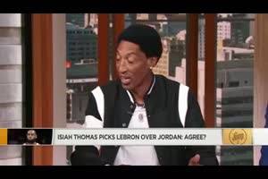 Scottie Pippen- There is no game where I would pick LeBron over Michae