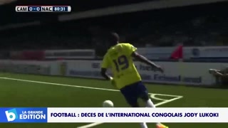 Décès de l’international du Football Congolais Jody Lukoki