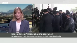 Yoon Suk-yeol takes office as South Korea