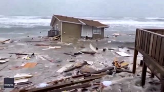 Heartbroken Man’s New House Is Swept Out to Sea