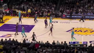  Los Angeles Lakers vs Charlotte Hornets Final Minutes | 2022-23 NBA S