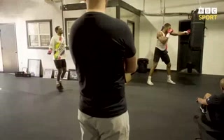 Behind the scenes in Anthony Joshua