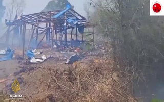 Myanmar military air attacks kill at least 100 people