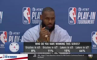 LeBron James Talks Facing Memphis in the First Roundffs