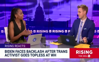 Trans Model Turns TOPLESS At White House Pride Month Celebration