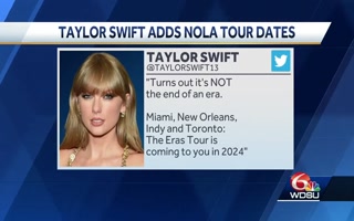 Taylor Swift announces New Orleans tour dates