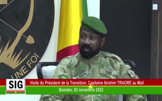 Visite du Président de la Transition Capitaine Ibrahim TRAORE au Mali