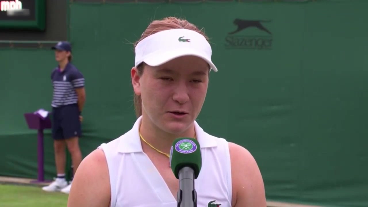 Lulu Sun interview after 1st round win against Qinwen Zheng at 2024 Wi ...