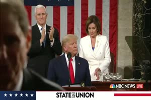 Watch Nancy Pelosi Rip Up Copy Of President Donald Trump’s State Of Th