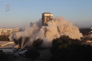 11-story tower remains standing after implosion attempt