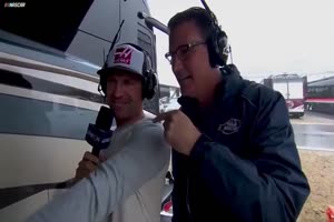 Bowyer has fun with NASCAR on NBC booth