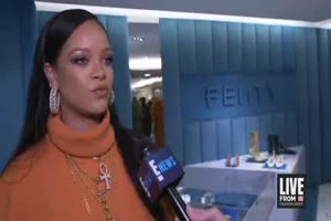 Rihanna Defines Freedom in Fashion at NYFW - NYFW - E! Red Carpet & Aw