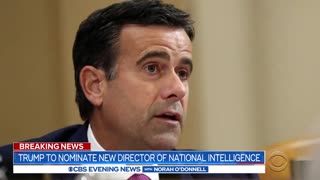 Trump nominates John Ratcliffe to be the new Director of National Inte