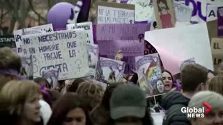 Thousands march around the world for International Women’s Day