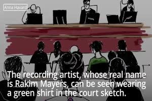 Rapper ASAP Rocky attends court in Sweden